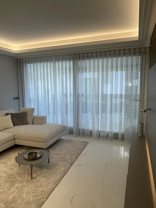Confection de voilage wave sur mesure à Monaco