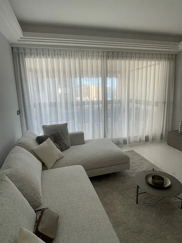 Confection de voilage wave sur mesure à Monaco