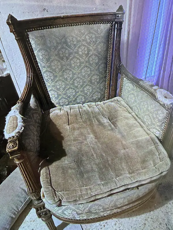 Réfection de fauteuil style japonais à Nice